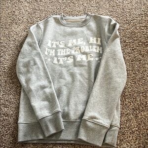 Gray Graphic Men's Sweater